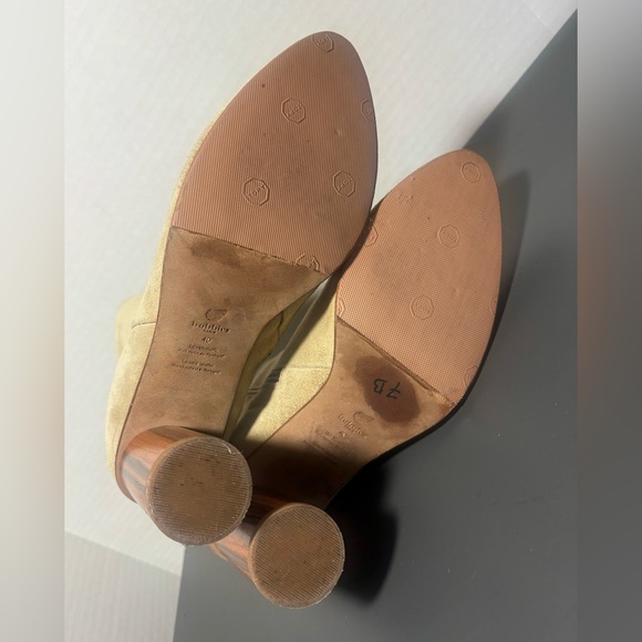 BOBBIES PARIS High-Heeled Suede Leather Ankle Boots - Picture 9 of 11